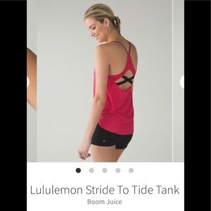 Lululemon Stride To Tide Tank
Boom Juice